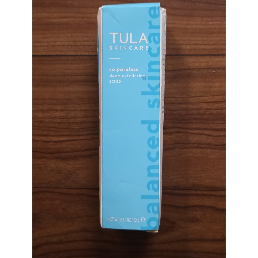 TULA So Poreless Deep Exfoliating Blackhead Scrub 2.89 Oz 82g New